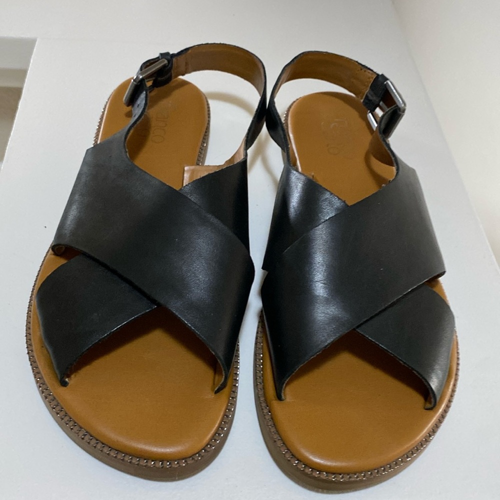 Franco Sarto black sandals